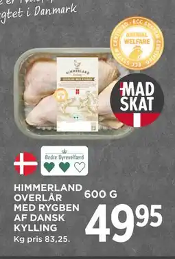 MENY HIMMERLAND OVERLÅR MED RYGBEN AF DANSK KYLLING, DKK 49.95 tilbud