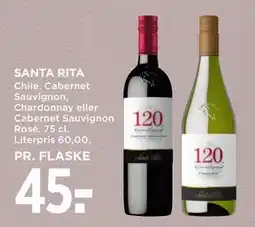 MENY SANTA RITA, DKK 45 tilbud