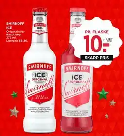 MENY SMIRNOFF ICE, DKK 10 tilbud