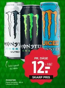 MENY MONSTER, DKK 12 tilbud