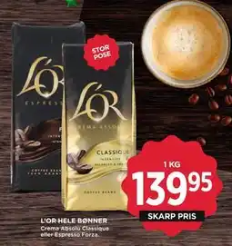 MENY L’OR HELE BØNNER, DKK 139.95 tilbud