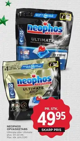 MENY NEOPHOS OPVASKETABS, DKK 49.95 tilbud
