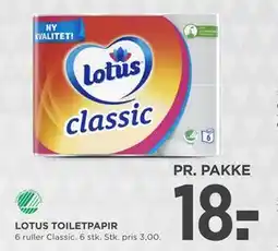 MENY LOTUS TOILETPAPIR, DKK 18 tilbud