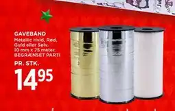 MENY GAVEBÅND, DKK 14.95 tilbud