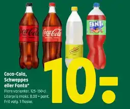 Coop 365 Coca-cola, schweppes eller fanta tilbud