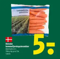 Coop 365 Danske lammefjordsgulerødder tilbud