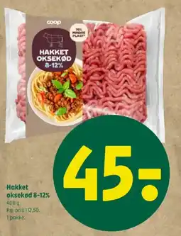 Coop 365 Hakket oksekød 8-12% tilbud