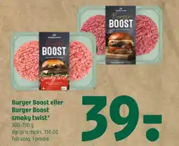 Coop 365 Burger boost eller burger boost smoky twist tilbud