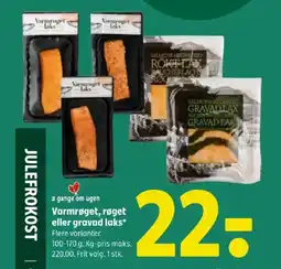 Coop 365 Varmrøget, røget eller gravad laks tilbud