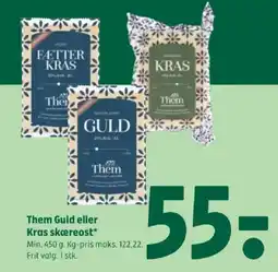 Coop 365 Them guld eller kras skæreost tilbud
