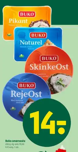 Coop 365 BUKO Smøreoste tilbud
