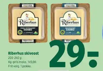 Coop 365 RIBERHUS Skiveost tilbud