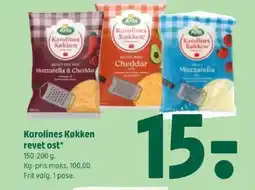Coop 365 Karolines køkken revet ost tilbud