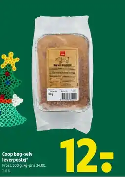 Coop 365 COOP Bag-selv leverpostej tilbud