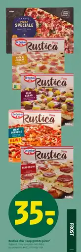 Coop 365 Rustica eller coop grande pizza tilbud