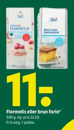 Coop 365 Flormelis eller brun farin tilbud