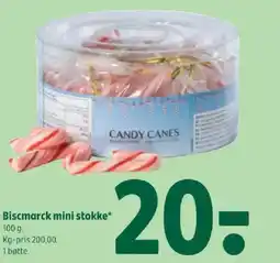Coop 365 Biscmarck mini stokke tilbud