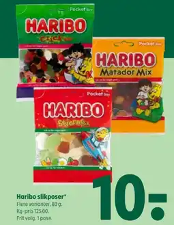 Coop 365 HARIBO Slikposer tilbud