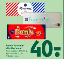Coop 365 Dumle, fazermint eller marianne tilbud