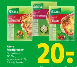 Coop 365 KNORR Færdigretter tilbud