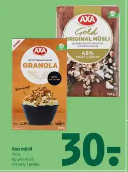 Coop 365 AXA Müsli tilbud