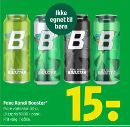 Coop 365 FAXE KONDI Booster tilbud