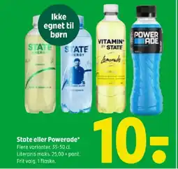 Coop 365 State eller powerade tilbud