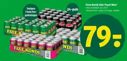 Coop 365 Faxe kondi eller pepsi max tilbud