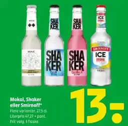 Coop 365 Mokai, shaker eller smirnoff tilbud