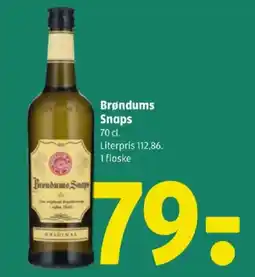Coop 365 Brøndums snaps tilbud