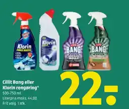 Coop 365 Cillit bang eller klorin rengøring tilbud