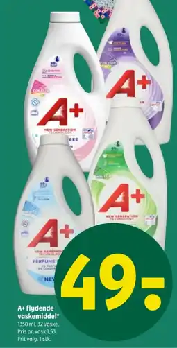 Coop 365 A+ Flydende vaskemiddel tilbud