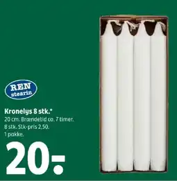 Coop 365 Kronelys 8 stk tilbud
