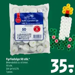 Coop 365 Fyrfadslys 50 stk tilbud