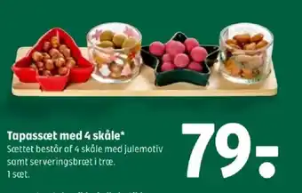 Coop 365 Tapassæt med 4 skåle tilbud