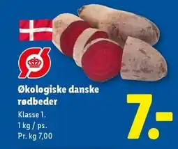 Lidl Økologiske danske rødbeder tilbud