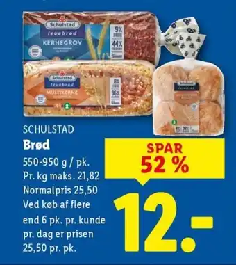 SCHULSTAD Brød