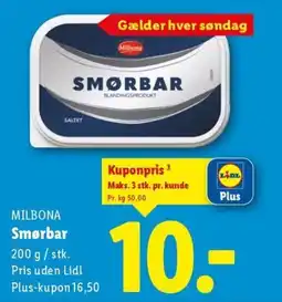Lidl MILBONA Smørbar tilbud