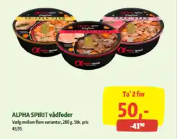 Maxi Zoo ALPHA SPIRIT Vådfoder tilbud