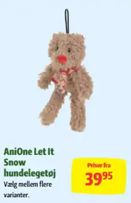 Maxi Zoo Anione let it snow hundelegetøj tilbud