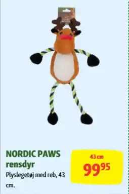Maxi Zoo Nordic paws rensdyr tilbud