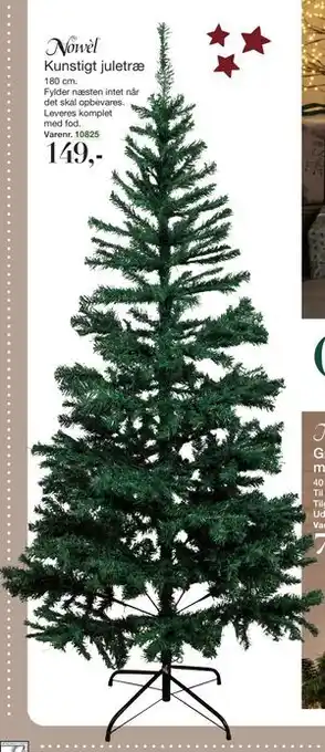 Kunstigt juletræ, DKK 149