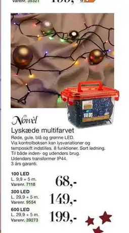 Harald Nyborg Lyskæde multifarvet tilbud