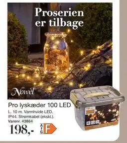 Harald Nyborg Pro lyskæder 100 LED, DKK 198 tilbud