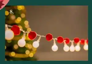 Harald Nyborg Pomponer 20 varmhvide LED, DKK 29 tilbud