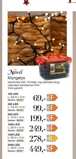 Harald Nyborg Klyngelys tilbud