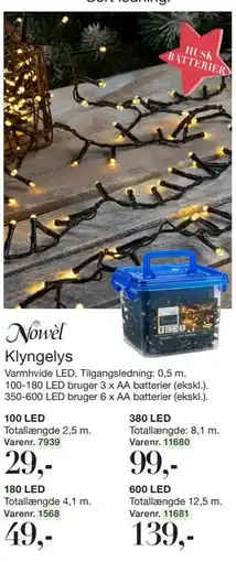 Harald Nyborg Klyngelys tilbud