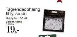 Harald Nyborg Tagrendeophæng til lyskæde, DKK 19 tilbud