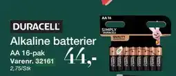 Harald Nyborg Alkaline batterier, DKK 44 tilbud