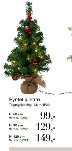 Harald Nyborg Pyntet juletræ tilbud